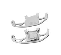 Compatible Avec Vw Pour MK6 Pour GTI Pour GTD Pour Scirocco Voiture Changement Vitesse Volant Remplacer Manette Palettes Accessoires Engrenage Rallonges manettes vitesses(Silver)
