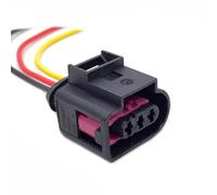 Compatible Avec Vw Pour Passat 2 3 4 Broches Connecteurs Électriques Bobine D'allumage Voiture Prise Faisceau Câbles Femelle Pièces Rechange 4D0971993 Fiche Faisceau(3P Wire Harness)