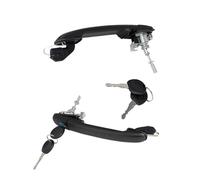 Compatible Avec VW Pour Polo 1994-2001 Pour Sharan 1995-2010 2 Pièces Poignée Porte Avant Gauche Droite Clés 6N0837207C 6N0837207D Poignées porte extérieure