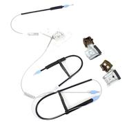 Compatible Avec VW Pour Polo 9N 2002 2003 2004 2005 2006 2007 2008 2009 2010 Kit De Réparation De Lève-vitre Électrique De Porte Avant Droite 6Q4837462J Ensemble Lève-glace voiture