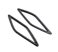 Compatible avec VW pour T-Cross 2018 2019 2020 2021 2022 2023 Autocollants De Couverture De Cadre De Sortie D'aération Avant, Garnitures De Sortie Climatiseur Voiture Sortie d'air Coque Auto
