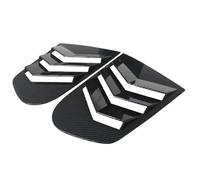 Compatible avec VW Scirocco 2009-2018 : persiennes de vitres latérales arrière, caches et Stores, Accessoires Auto(Carbon Fiber Look)