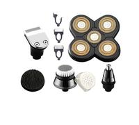 Compatible avec WAHFOX, Tête De Rasoir De Rechange for Rasoir Électrique, Lame De Rasoir en Acier Inoxydable, 5 Lames De Rasoir Flottantes(Heads 5 PCS)