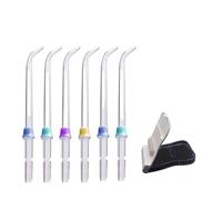 Compatible Avec Waterpik Rondelle Dentaire Fil Dentaire Standard Brosse Orthodontique Buse Boîte De Rangement Accessoires Pièces pour irrigateur oral(6PCS AND Box)