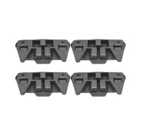 Compatible avec Whirlpool, W10195416, kit de roues for lave-vaisselle | Rouleau lisse, encliquetable, résistant à la chaleur, durable, facile à installer