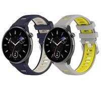 compatible avec Withings Steel HR 36mm / Activité Steel/Move/Move ECG/ScanWatch 38mm Bracelet de Montre Homme et Femme, Ajustable en Silicone Souple et Robuste, Grand (18mm, C [Pack of 2])
