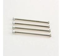 Compatible avec Wltoys 104001 104002 104072 1/10 Pièces De Mise À Niveau pour Voitures Télécommandées Axe De Charnière De Bras De Suspension + Écrou M3 RC Pièces