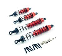 Compatible avec WLtoys 12428 12423 1/12 Pièces De Mise À Niveau pour Voitures Télécommandées Amortisseur Avant Et Arrière pour Crawler Short Course Truck 0016 0017 Amortisseur RC(Red)