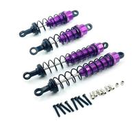 Compatible avec WLtoys 12428 12423 1/12 Rail Court pour Voiture Télécommandée Range Truck, 1 Jeu D'amortisseurs Avant Et Arrière en Aluminium 0016 0017 Pièces Mise RC