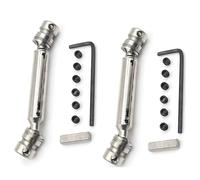 Compatible avec Wltoys 12428 12429 12423 FY03 1/12 Pièces De Modification pour Voitures Télécommandées 2 Pièces Arrière en Métal pour Arbre De Transmission Universel Arbre d'entraînement RC