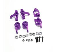 Compatible avec Wltoys 144001 144002 144010 124007 124008 124016 124017 RC Voiture Améliorations Pièces Métal Direction Blocs Portebagages Pièces