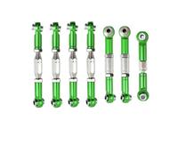 Compatible avec Wltoys 144001 144002 144010 124007 124016 RC Pièces Mise Niveau pour Voitures Ensemble Biellettes De Direction Avant Arrière Métal pour Servo Bielle RC Voitures