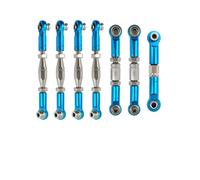 Compatible avec Wltoys 144001 144002 144010 124007 124016 RC Pièces Mise Niveau pour Voitures Ensemble Biellettes De Direction Avant Arrière Métal pour Servo Bielle RC