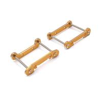 Compatible avec Wltoys 144001 144002 144010 124017 124018 124019 Supports De Bras Avant Et Arrière en Métal avec Goupille pour Pièces De Voiture Radiocommandée Pièces Voiture RC