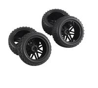 Compatible avec Wltoys 144001 144010 124007 124017 pour Tamiya pour HSP 1/10 1/12 1/14 RC Voiture Tout-Terrain pour Buggy 4 Pièces 85 Mm Pneu Roue Pneu Roue Voiture RC(ColorC)