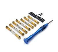Compatible avec Wltoys 144002 144001 124016 124017 124018 124019 Pièces De Voiture Télécommandée Ensemble De Biellettes De Direction Et De Servo À Tringlerie Métallique RC Pièces