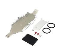 Compatible avec Wltoys 244016 pour LOSI Micro-b 1/24 RC, Accessoires De Mise À Niveau De Voiture, Pièces De Modification, Corps en Métal pour Châssis détachées RC(Silver)
