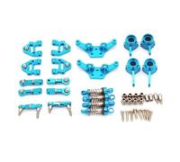 Compatible avec WlToys 284161 284010 284131 K989 1:28 RC Télécommande Voiture Moustique Voiture 284131 Métal PO Accessoires Bras Oscillant Vulnérable Costume (Color : Blue)