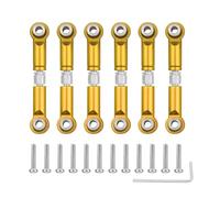 Compatible avec Wltoys A959 A959-B A949 A969 A979 K929 Pièces De Voiture Télécommandée 1/18 Ensemble De Biellettes De Direction Avant Et Arrière en Métal pour Servo Bielle RC Voitures