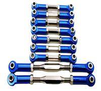 Compatible avec WLtoys K949 10428 Pièce De Voiture Télécommandée 1/10 Ensemble De 9 Biellettes De Direction en Alliage D'aluminium, Accessoires De Mise À Niveau Bielle RC Voitures
