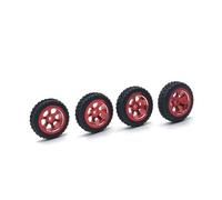 Compatible avec WLtoys K969 K979 K989 K999 P929 P939 pour Mini-Q Z 1/28 Voiture RC Pièces De Mise À Niveau Moyeu De Roue en Métal Drift, Revêtement De Pneu Souple Accessoires Voitures RC