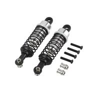 Compatible avec WLtoys pour HPI pour HSP pour TRXS pour Losi A959 A969 A979 K929 1/18 RC Pièces Détachées pour Voitures Amortisseur À Huile 65 Mm Réglable Amortisseur Amortisseurs RC(Silver)