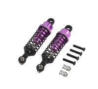 Compatible avec WLtoys pour HPI pour HSP pour TRXS pour Losi pour Tamiya A959 A969 A979 K929 1/18 RC 2 Amortisseurs Hydrauliques 65 Mm Amortisseurs À Huile Amortisseurs RC(Purple)
