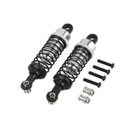 Compatible avec WLtoys pour HPI pour HSP pour TRXS pour Losi pour Tamiya A959 A969 A979 K929 1/18 RC 2 Amortisseurs Hydrauliques 65 Mm Amortisseurs À Huile Amortisseurs RC(Silver)