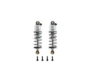 Compatible avec WLtoys pour LOSI MicroB 244016 1/24 RC Voiture Amélioration Modification Pièces Et Accessoires Huile Métallique Pression Amortisseur Amortisseurs RC(Silver)