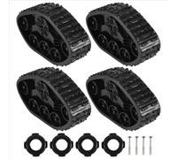 Compatible avec WPL B14 B24 C14 C24 1/16 Pièces De Rechange pour Camion Télécommandé, Accessoires, 4 Roues De Chenille Pièces Voiture RC