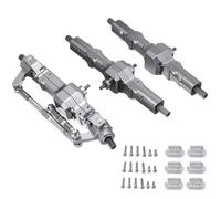 Compatible avec WPL B16 B36 pour JJRC Q60 Q63 Q64 pour Fayee FY004 pour MN-77 6WD RC Pièces De Mise À Niveau De Voiture en Métal Avant Intermédiaire Essieu Arrière Pièces Mise RC