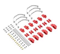 Compatible avec WPL B16 B36 pour JJRC Q60 Q63 Q75 1/16 RC Car Upgrade Parts Accessoires Amortisseur en Acier Suspension pour Ressorts À Lames RC Jouets Améliorations