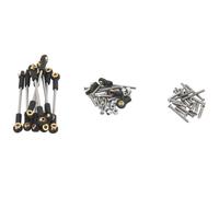 Compatible avec WPL C14 C24 1/16 Pièces De Mise À Niveau De Voiture RC Accessoires De Rechange Ensemble De Biellettes De Direction De Suspension en Métal RC Pièces