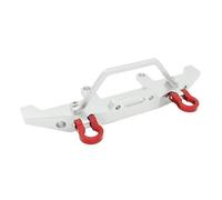 Compatible avec WPL C14 C24 C24-1 1/16 Pièces Et Accessoires pour Mise À Niveau De Chenilles De Camion 4x4 RC : 1 Pare-Chocs Avant Anti-Collision en Métal Pièces Mise RC