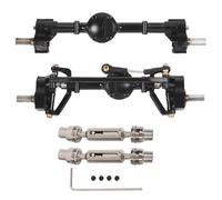 Compatible avec WPL C14 C24 C24-1 C34 C44 B14 B24 1/16 Pièces De Mise À Niveau pour Voitures Télécommandées 2 Essieux Avant Et Arrière, Arbres De Transmission Essieu Avant Arrière RC
