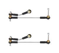 Compatible avec WPL C14 C24 C34 B1 B14 B24 B16 B36 2 Jeux De Maillons De Direction, Tige De Liaison Servo, Pièces De Rechange De Voiture RC 1/16 Bielle RC Voitures