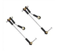 Compatible avec WPL C14 C24 C34 B1 B14 B24 B16 B36 Voiture RC 1/16 Lot De 2 Biellettes De Direction Et Servomoteurs De Direction, Pièces De Rechange Bielle RC Voitures