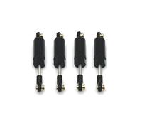 Compatible avec WPL C14 pour MN D90 pour MN99S pour MN78 1/12 RC Voiture Pièces De Mise À Niveau Accessoires Amortisseur Rempli D'huile en Métal RC Voiture Amortisseur(Black)