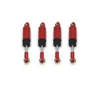 Compatible avec WPL C14 pour MN D90 pour MN99S pour MN78 1/12 RC Voiture Pièces De Mise À Niveau Accessoires Amortisseur Rempli D'huile en Métal RC Voiture Amortisseur(Red)