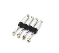 Compatible avec WPL C14 pour MN D90 pour MN99S pour MN78 1/12 RC Voiture Pièces De Mise À Niveau Accessoires Amortisseur Rempli D'huile en Métal RC Voiture Amortisseur(White)