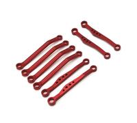 Compatible avec WPL C64 Hairakkusu 1/16 RC Pièces De Mise À Niveau pour Voiture À Chenilles Kit De Tiges De Traction Fixes Avant Et Arrière en Métal Bielle RC Voitures
