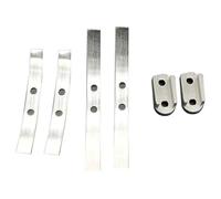Compatible avec WPL D12 B14 B24 B16 B36 RC, Accessoires De Pièces De Voiture De Camion, 2 Paires D'absorption des Chocs en Acier pour Suspension À Ressorts À Lames Pièces détachées RC