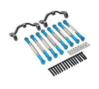 Compatible avec WPL pour C14 C24 pour MN D90 1/16 RC, Accessoires De Mise À Niveau, Tige De Liaison De Direction en Métal pour Voiture RC, Support De Servo De Direction Bielle RC Voitures