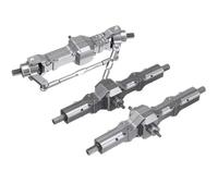 Compatible avec WPL pour MN-77 pour JJRC B16, B36, Q60, Q63, Q64, FY004, Pièces De Mise À Niveau De Voiture RC, Essieu Arrière Intermédiaire Avant en Métal Essieu Avant RC