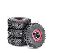 Compatible avec Wraith pour SCX10 AX10 1/10 RC Camion sur Chenilles 4 Pièces Gonflable 114mm 1.9 Pouces Roue De Pneu Pneumatique Beadlock Roue Voiture RC