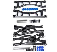 Compatible avec X-MAXX 8S 1/5 RC pour Buggy Truck Upgrade Parts Accessoires De Remplacement Bras Suspension Inférieur Supérieur Avant Et Arrière en Métal RC Jouets Améliorations