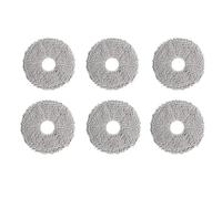 Compatible avec X20 Plus Max X10+L10 Ultra L20 L30 Mika M30S M40 Kit de remplacement for aspirateur robot domestique, sac à poussière, vadrouille(6 pcs mop cloth)