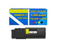 Compatible avec Xerox VersaLink C400 C405 Cartouche de Toner Jaune Remplace la référence 106R03517 - Rendement Standard élevé ~4 800 Pages Libérez l'impression Haute définition