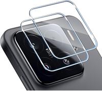 Compatible avec Xiaomi 15 5G Cam¿¿ra Arri¿¿re Protecteur, 2 Pi¿¿ces 9H Duret¿¿, Ultra HD, Sans Bulles, Anti-rayure, Cam¿¿ra Protecteur - Transparent