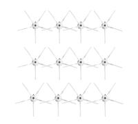 Compatible avec Xiaomi 1S et Roborock Q5 Q8 T8 Series, lot de 2 brosses latérales de rechange pour aspirateur robot (12 pièces, blanc)